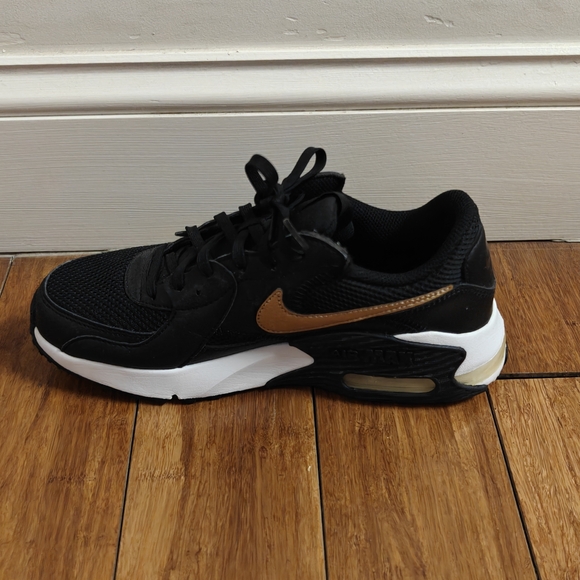 Nike Shoes - Nike Air Max Black and Gold Sneakers